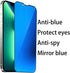 2 PCS Anti-Blue Privacy Tempered Glass Screen Protector for iPhone 14 Plus/iPhone 13 Pro Max, 6.7 inch Anti-Scratch
