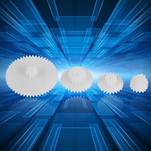 19pcs Set Pilipane Plastic Gears Kits Motor Gear Assembly for Robot Toy Automobile Cars DIY