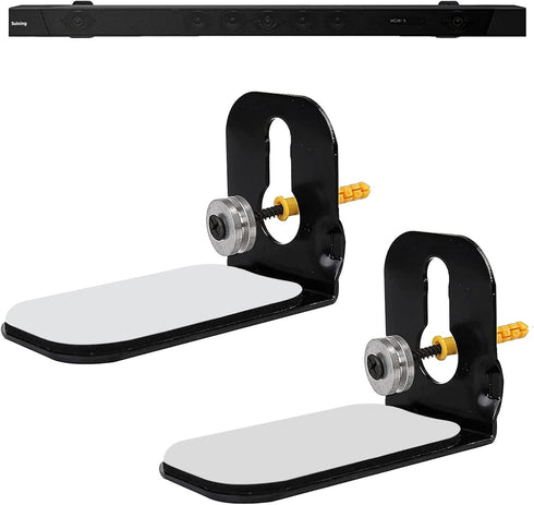 Suixing Sound Bar Mounts Universal Wall Mount Kit for Most Soundbars with Hardware Kit
