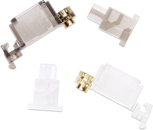 KPREPUBLIC Everglide V3 Transparent Gold Plated PCB Screw-in Stabilizer for Custom Mechanical Keyboard, Transparent