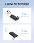 Coowisty 10000mAh Pack 5 2 Portable Charger with Built-in Cables, Slim Power Bank with USB C, Travel Essentials