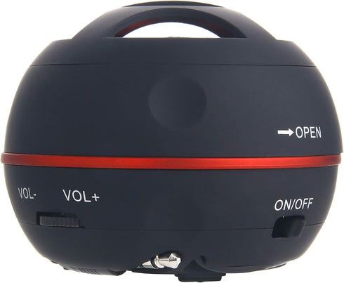 AYL Mini Speaker System - Portable Plug-in Speaker with 3.5mm Aux Input for Laptop, MP3, iPhone, iPad, Black