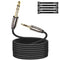 rycvaky 3.5mm to 6.35mm Auxiliary Audio Cable, 1/4" Male to 1/8" Male TRS