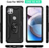 Moto One 5G Ace Case with HD Screen Protector, Military Grade, Ring Car Mount Kickstand, Shockproof Protective Case