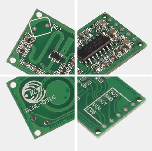 6PCS RCWL-0516 Microwave Radar Motion Sensor Module for Arduino, Smart Switch Module Human Body Induction