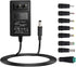 15V 2A Power Adapter, 15Volt AC Charger with 8 Interchangeable DC Plugs for 15V Electronics, 2000mA, 1500mA, 1000mA