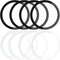 8 Pack Universal Metal Rings Sticker for Magsafe Magnetic Wireless Charger, Compatible with iPhone 15/14/13/12 Pro Mini