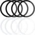 8 Pack Universal Metal Rings Sticker for Magsafe Magnetic Wireless Charger, Compatible with iPhone 15/14/13/12 Pro Mini