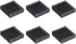 uxcell 10x35x35mm Black Aluminum Heatsink Thermal Adhesive Pad Cooler for 3D Printers (6 Pcs)