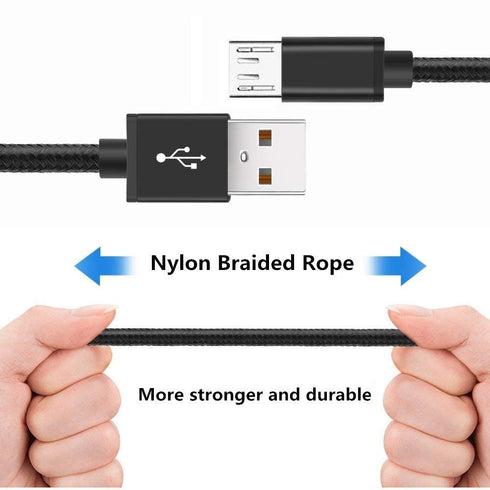 Micro USB Cable 10FT for PS4 Controller Charger, Compatible with PS4 Slim/Pro, Xbox One S/X, Fire HD67810
