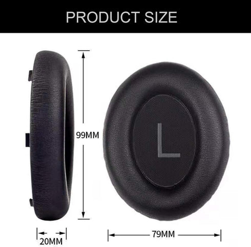 Replacement Ear pads for Bose 700 (NC700) Wireless Headphones, Ear Pads Cushions High-Density Noise Cancelling Foam,Made of soft protein leather - NC700-Black