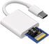 USB C to SD/Micro SD Card Reader, Type C Adapter for iPhone 15, MacBook, Samsung