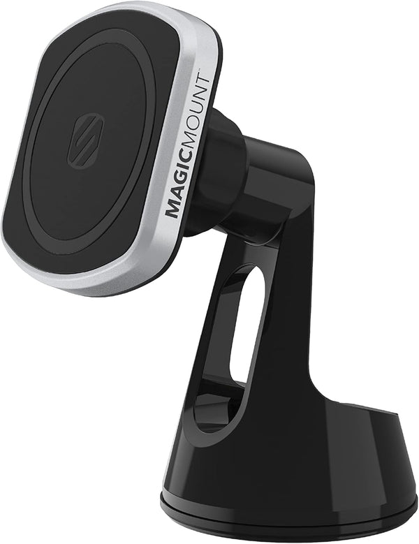 Scosche MP2ROWD MagicMount Pro2, Magnetic Cell Phone Holder for Dashboard/Windshield, Compatible with iPhone 16/15/14