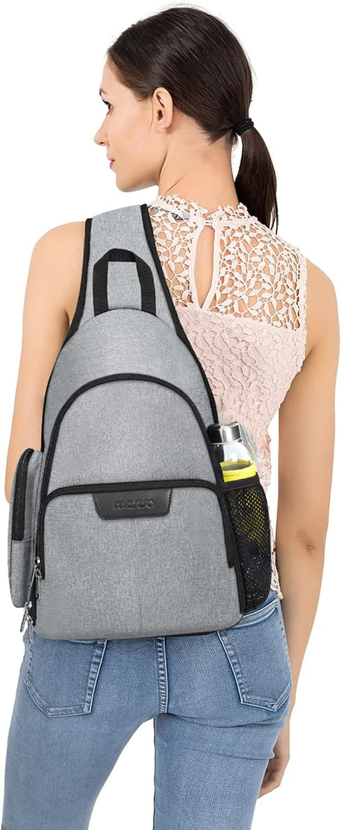 MOSISO Camera Bag Sling Backpack, Full Open Case with Tripod Holder, Rain Cover for DSLR/SLR/Mirrorless
