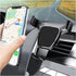 Car Air Vent Phone Mount Upgrade Military Gravity Holder with Clip, Auto-Lock Cell Mobile Phone Hands Free Cradle