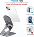 OMOTON Stand for MagSafe Charger, Foldable Phone Holder for MagSafe Accessories, Compatible with iPhone 12-16