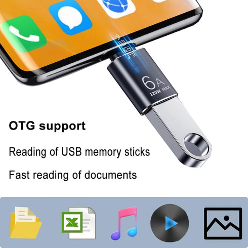 USB C to USB Adapter, 3 Pack Type C to USB 3.1 OTG Adapter for Smartphones, Laptops, Tablets, Compatible Devices
