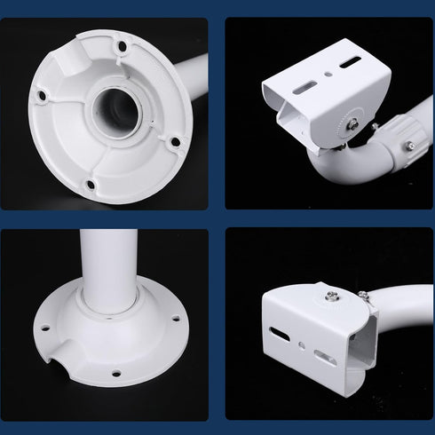 WiTi Solid J-Pole Bracket for Security Surveillance Cameras, Adjustable Wall and Ceiling Mount for CCTV IP Camera