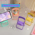 nanaxagly 4Pcs 4 Mini Chair Foldable Cell Phone Stand, Portable Funny Cute Cell Phone Holder Stand Compatible