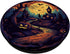 Halloween Pumpkins House Haunted Horror, Spooky Bats Moon PopSockets Standard PopGrip