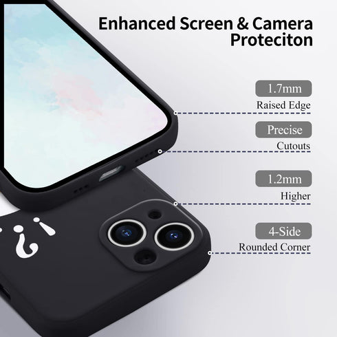 Funny Goose iPhone 11 Case, Silly Duck Cover, Liquid Silicone Soft Gel Rubber, Anti-Scratch, Durable, Microfiber Lining
