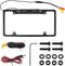 Figpade License Plate Backup Camera,170 Wide Angle License Plate Camera with LED HD