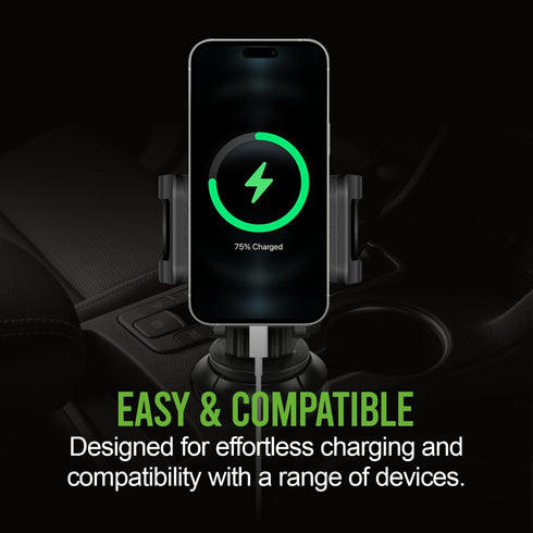 Cellet Car Phone Holder Mount, Cup Phone Holder for Apple iPhones, Samsung Galaxy, Motorola Moto Google Pixel (Fits