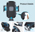 Car Cell Phone Holder Mount fit for Ford F150 F-150 Maverick Bronco/Bronco Sport Ranger Explorer Escape Edge Fusion Expedition F250 F350 Super Duty Transit Ecosport Focus Accessories by szyuchen