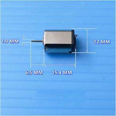 DVZEBUBC 2pcs N20-16065 3V 24500RPM 12mm*15mm Motor DC high Speed Carbon Brush mini Motor DIY Remote Control Toy car