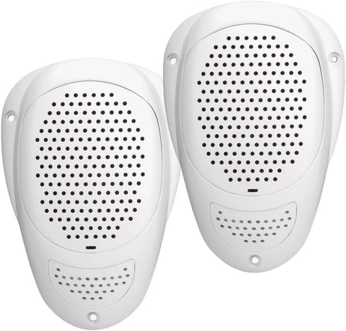 Magnadyne LS2WP Water-Resistant 3 Inch Ceiling Mount Satellite Speakers, Sold as a Pair (White)