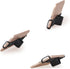 TFY Security Hand Strap with Leather Belt Holder Stand for iPhone 16 Pro Max / 15 Plus / 14 Pro / 13 / 12 / Xs/XR/SE /