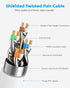 8 1.5ft, 3ft 6ft 10ft 15ft 20ft 25ft 30ft 40ft 50ft 65ft 100ft RJ45 (1.5ft DDMALL CAT Ethernet Cable High Speed