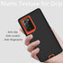 Heavy Duty Case for Samsung Galaxy Note 20 Ultra, Dustproof Shockproof 3 in 1 Rugged Cover 6.9 Inch (Orange/Black)