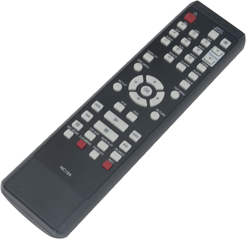 NC184 NC184UH Replacement DVD VCR Combo Remote Control for Sanyo Recorder Models