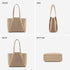 15.6 Inch LOVEVOOK Laptop Tote for Women - Faux Leather Laptop Bag with Clutch, Large Capacity Office Purse Computer