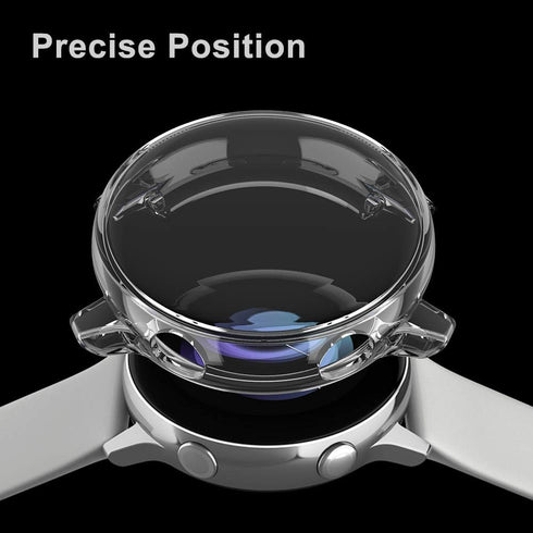 3 Pack Case Compatible with Samsung Galaxy Watch Active 40mm, NAHAI TPU Slim Plated Scratch-Resist Bumper Shell,