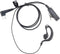 CP200 Earpiece Headset, Black, G Shape, PU Material, Compatible with Motorola Walkie Talkies CLS1110, CLS1413, CLS1450