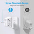 TROND 2 Prong Power Strip USB, 5 Outlet Splitter with 3 USB Ports (1 USB C), 2 to 3 Prong Outlet Adapter, Wall Mount