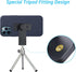 WixGear Strong Magnetic Tripod Mount Phone Holder for Tripod Compatible with iPhone and Android Devices - Black
