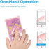 jioeuinly Gold Glitter Luminous Vortex HD62 Case with Tempered Glass Screen Protector and Ring Support