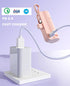 Mini Phone Charger 5500mAh Portable Power Bank, Dual USB-C Ports, LCD LED Display Compatible with iPhone 15/Android