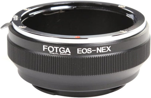 FocusFoto FOTGA Adapter Ring for EOS EF EF-S Lens to Sony E-Mount Mirrorless Camera NEX-5R 5T 6 NEX-7 a7 a7S