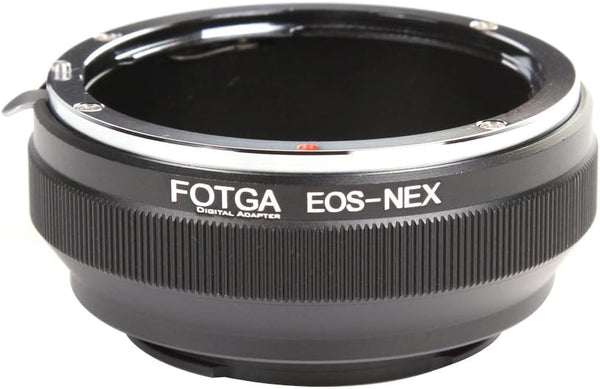 FocusFoto FOTGA Adapter Ring for EOS EF EF-S Lens to Sony E-Mount Mirrorless Camera NEX-5R 5T 6 NEX-7 a7 a7S