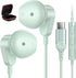 USB C Headphones for iPhone 15 Plus iPad 10th/Pro, USB Type C Earphones with Mic Volume Control for Samsung S24
