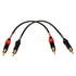 KOOKFJLLZ Premium RCA Audio Cable 1ft - Heavy Duty Gold Plated Male to
