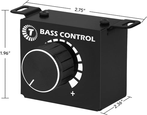 Taramp's Taramps Universal Bass knob Control Car Bass Controller Volume Regulator Knob Amplifier RCA Audio ON/Off