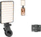 GMETAL LED Portable Selfie Light Video Conference Lighting Quality Lithium Battery CRI 97+,