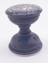 Expanding Phone Socket Mount Holder (Black) - Glitter Sparkle Bling, Collapsible Stand, Finger Foldable Grip for