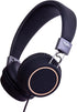 Kids Wired Headphones for School with Microphone, Lightweight Foldable Design for Boys and Girls (Black)