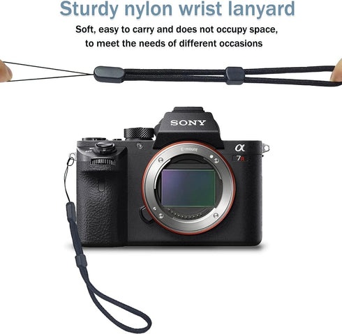 yuntop 5PCS Adjustable 8.8 inch Wrist Lanyard Strap, Nylon Wristlet for Cell Phone, Camera, GoPro, USB Flash Drives